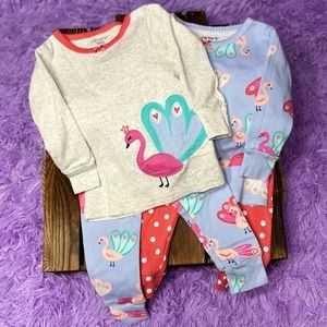 CARTER’S Baby Toddler Girls Pajamas Lot